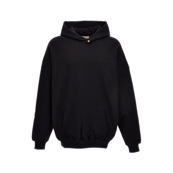 Fear Of God Eternal Buttoned Hoodie Sweatshirt Black Sz L